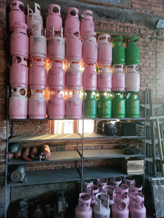 Балон газовий пропан 12л  товстостінний вентиль Італія . В наявності