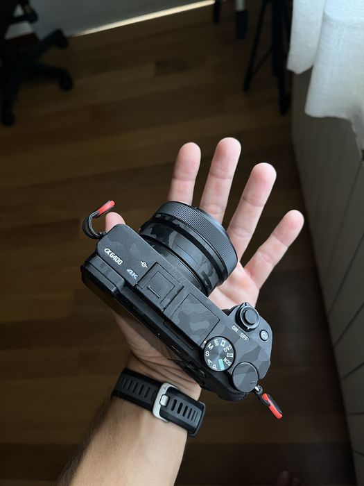 Sony a6400 com 3 lentes