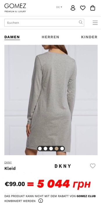 Сукня DKNY New York оригінал M-S сіра