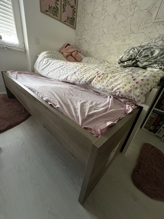 Cama solteiro com gavetão