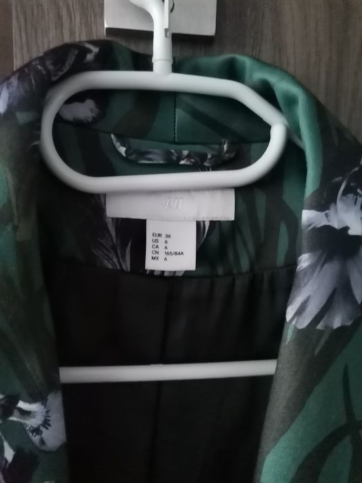 narzutka damska zielona