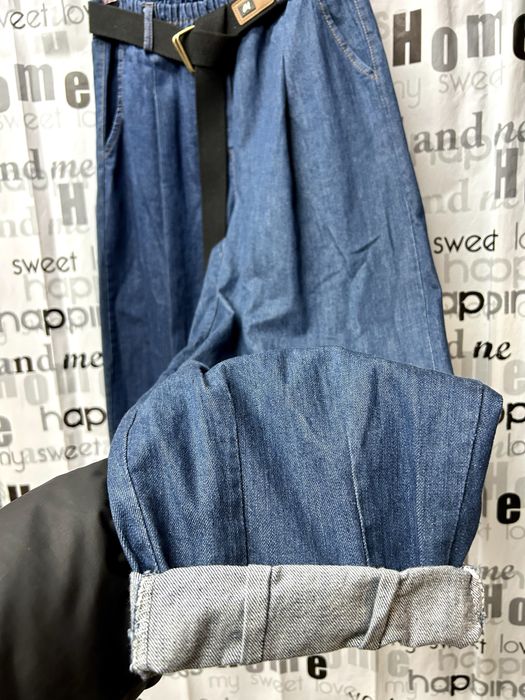 Брюки джинсовые багги, широкие стильные, Италия 40-50 размер.