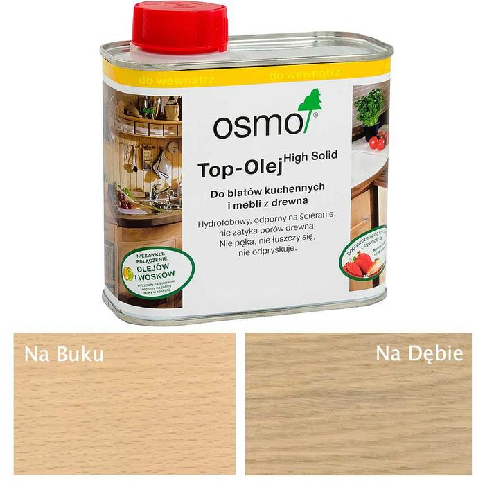 Top olej osmo do blatów kuchennych 3037, 3061, 3068 0,5 L Tanio