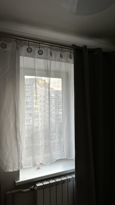 Тюль для кухні у чудовому стані 130х140