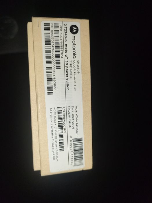 Motorola Moto g54 5g 12 GB ram. Power edition
