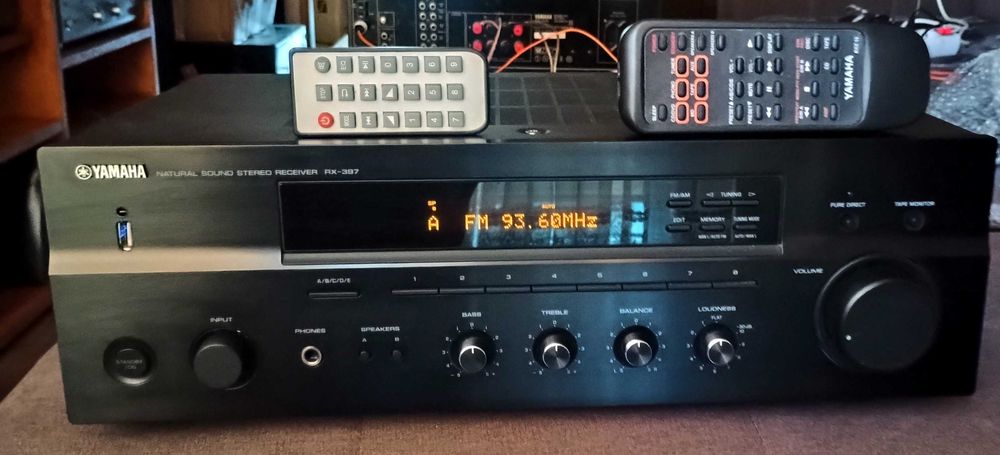 Yamaha RX-397 z Bluetooth+USB  2piloty znakomity stan