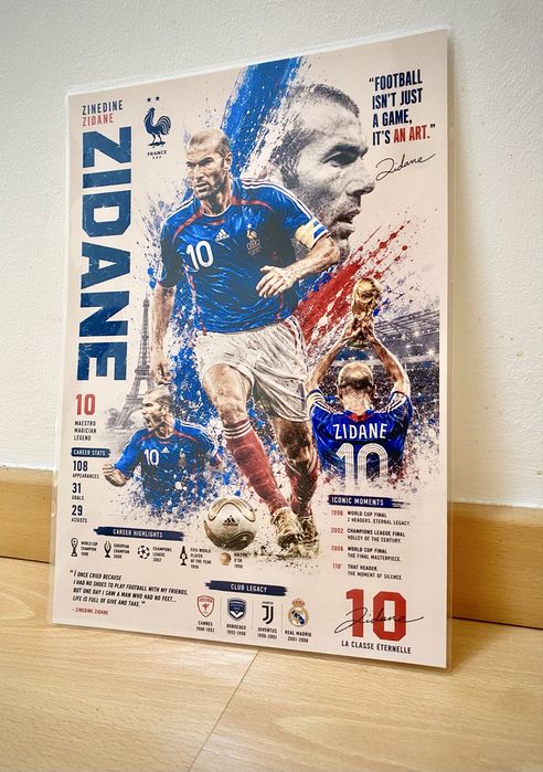 Poster Zidane • Premium •