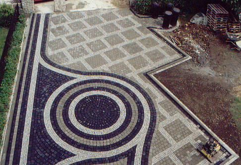 Układanie kostki brukowej, odwodnienie, trawniki, koparka, beton