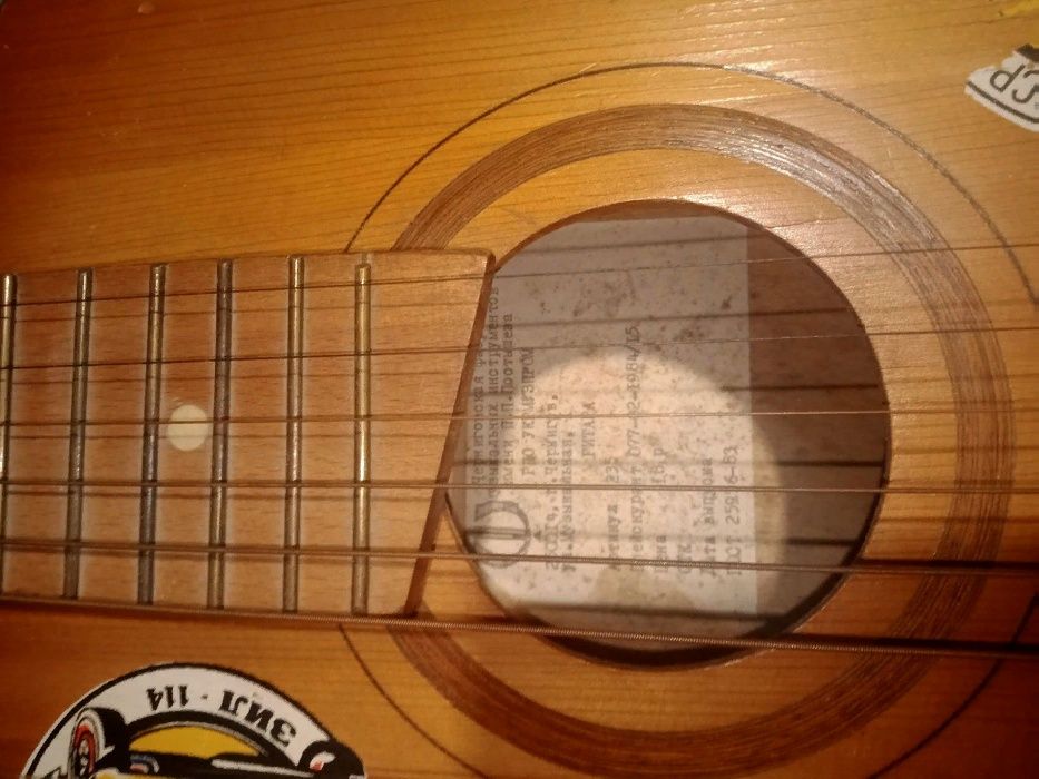 Гитара-родом из СССр.