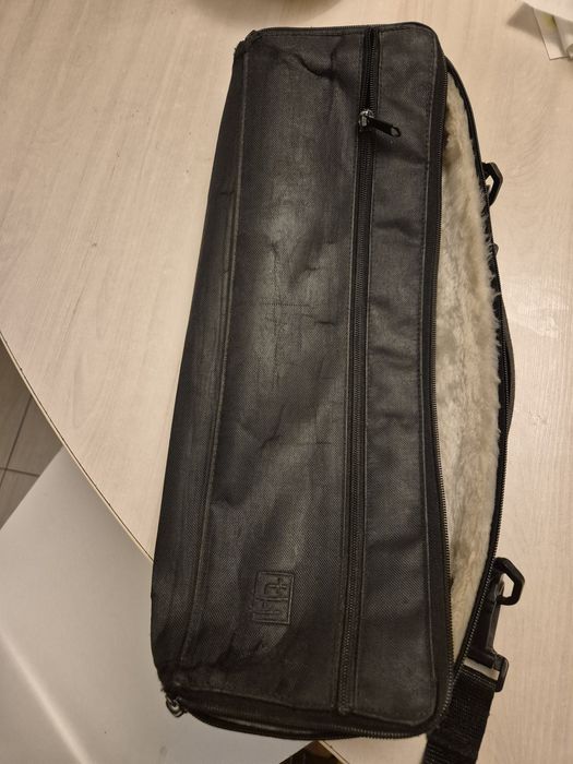 Flet poprzeczny srebrny Trevor James z ochraniaczem do noszenia