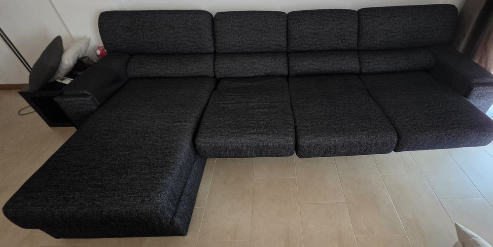 Sofá chaise + 3 lugares