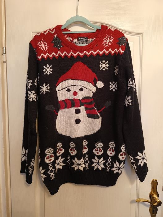 Sweter świąteczny bałwan pulse M/L boże narodzenie