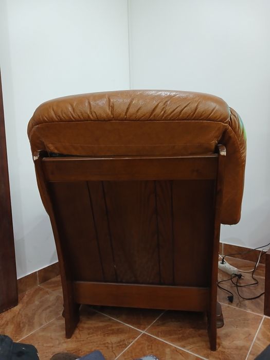 Sofas em couro..