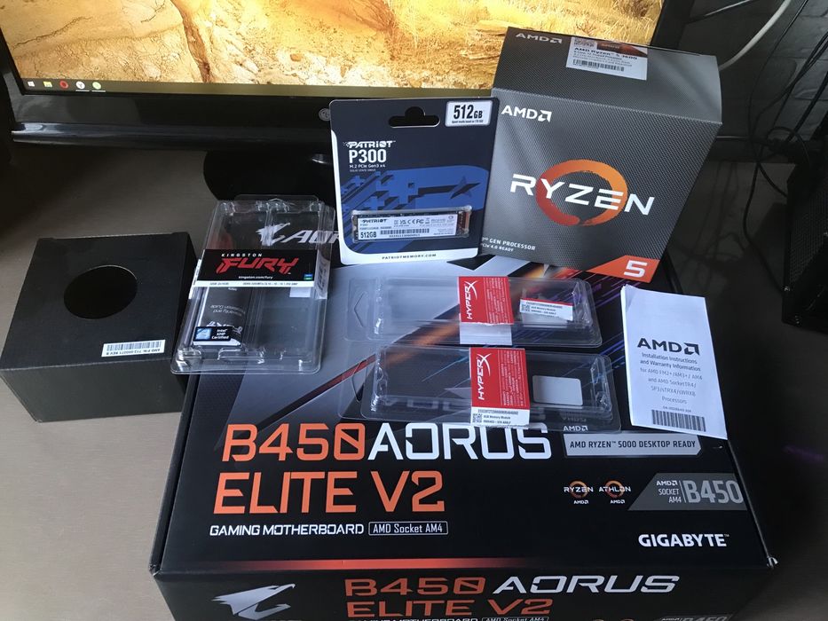 Пк ryzen 5 3600 ddr4 32gb aorus b450