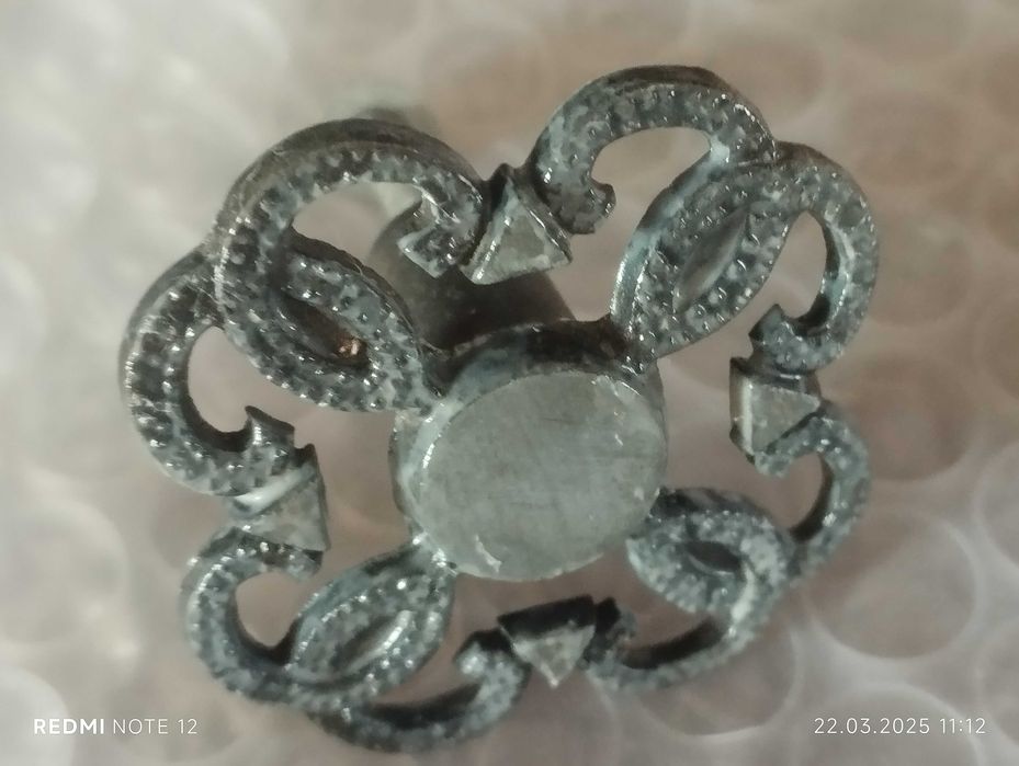 Меблева  ручка двірна  винтаж СССР ажурна метал лот 2 шт