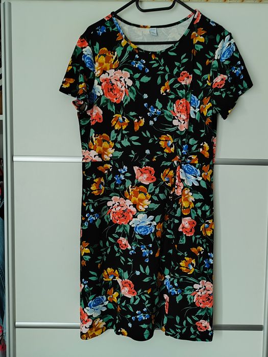 Sukienka w kwiaty, rayon, Old Navy r.L