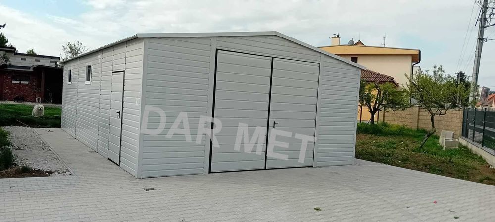 Hala Garaż Wiata Warsztat Magazyn Konstrukcja Stalowa Projekt Dar Met