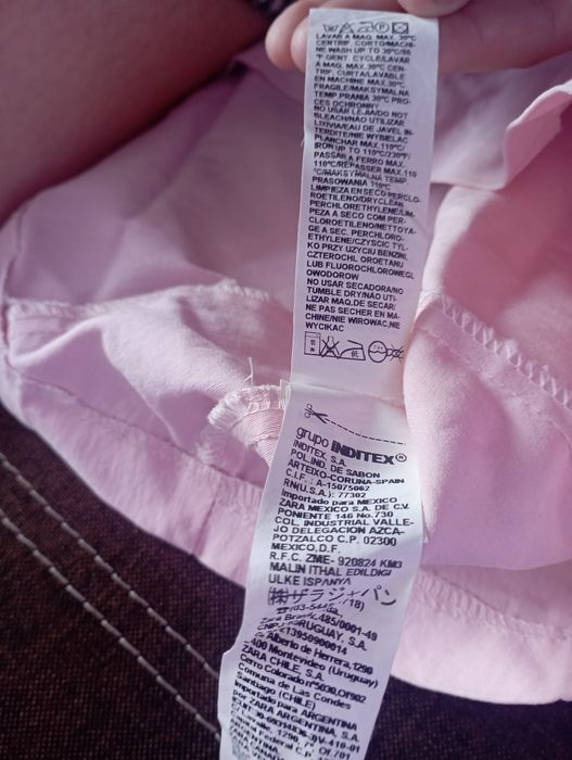 Zara Basic pink top