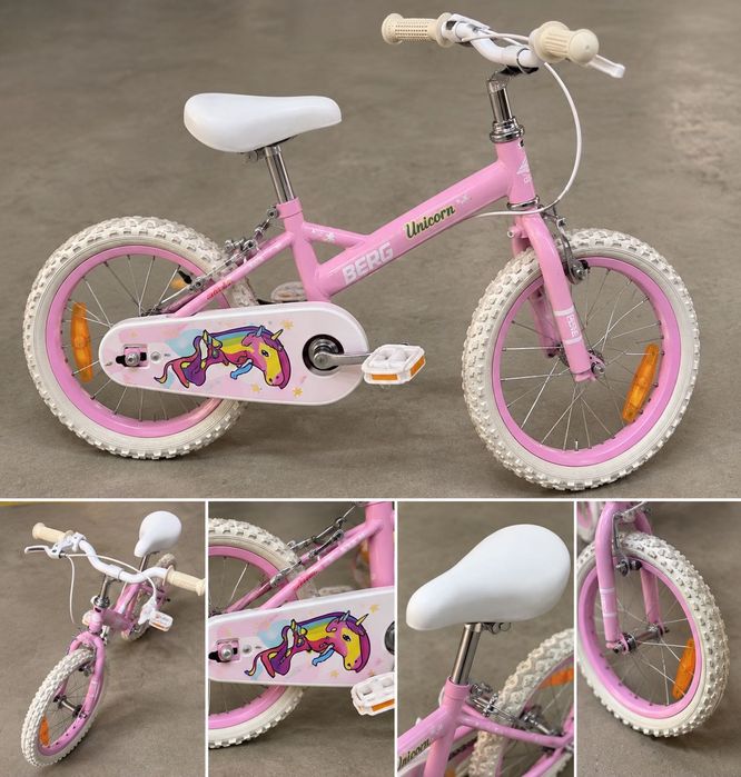 Bicicleta Criança BERG Unicorn Rosa ( 16”)