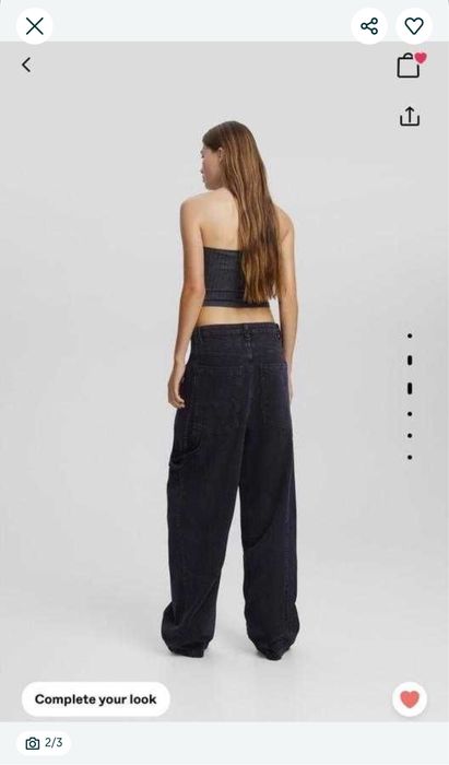 Джинси Bershka широкі