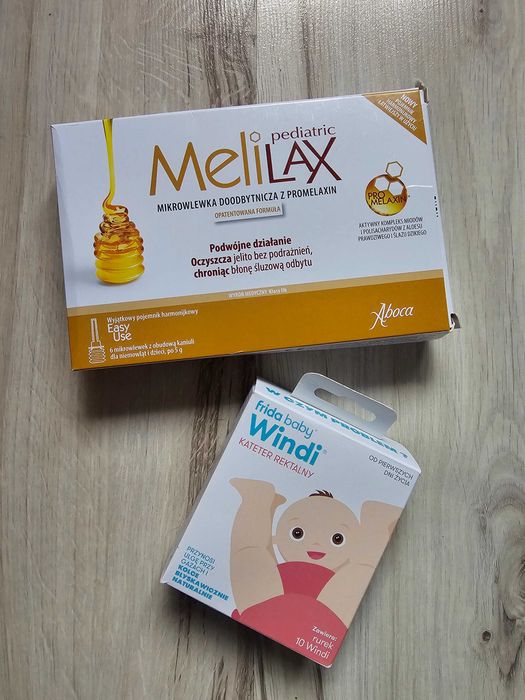 Melilax pediatric wlewki 6 szt. + windi kateter rektalny 7 szt.