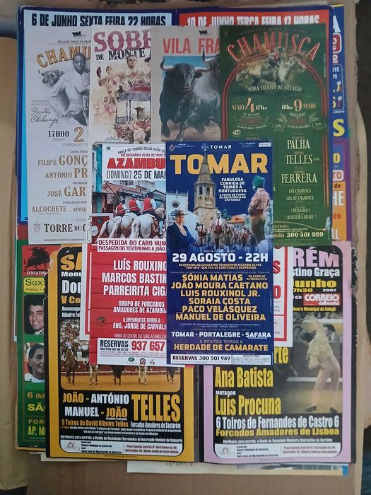 Cartazes de touradas