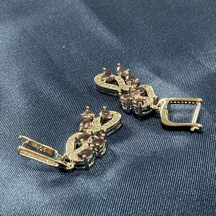 Brincos prata 925 medida de 4 cm