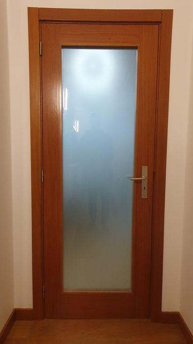 Porta interior com vidro