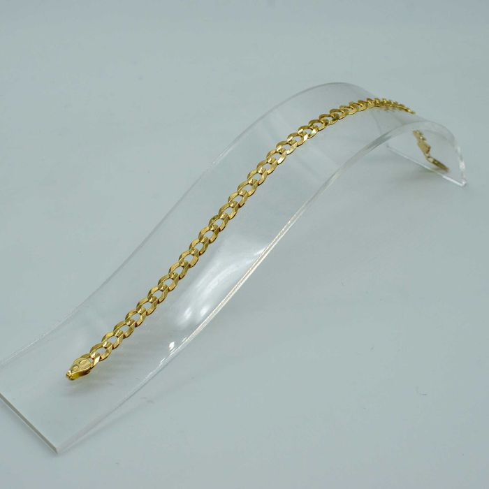 Złota bransoletka 585 8,59gram 21cm Pancerka Nowa PEŁNA WYSYŁKA GRATIS