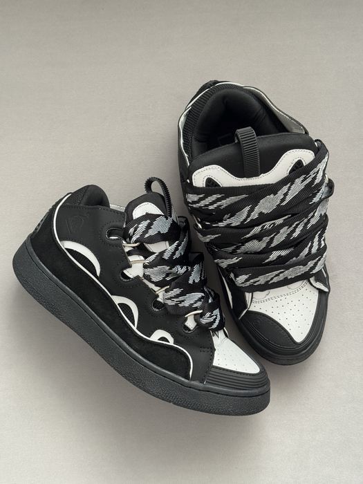 Lanvin Curb Black Reflective оригинал мужские кроссовки 40 41 42 43 44 45