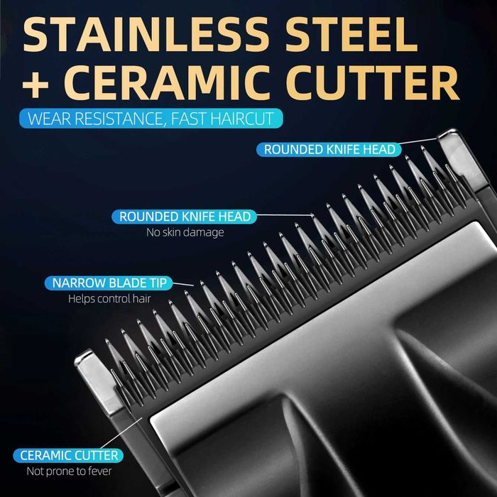 Máquina de Cortar Cabelo/Barba Kemei