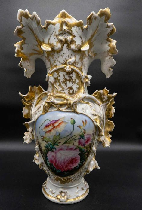 Par de jarras em porcelana Velho Paris
