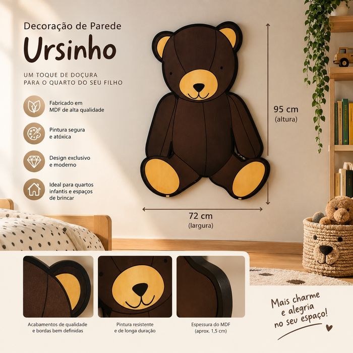 Teddy bear em Madeira com 95cms426480907427532806