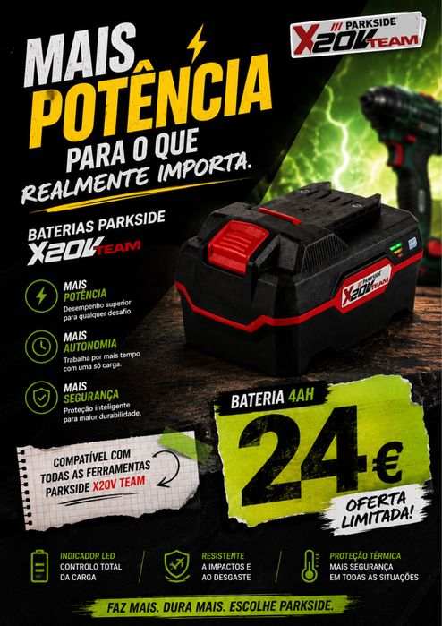 Bateria 4ah parkside