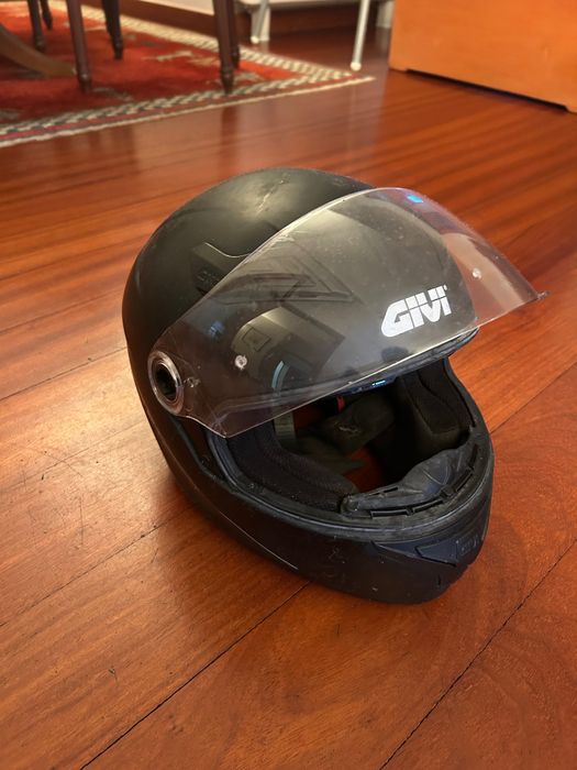 Capacete moto preto matte XL GIVI