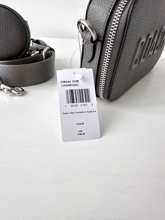 COACH Charter Slim Crossbody Женская кожаная сумочка оригинал жіноча