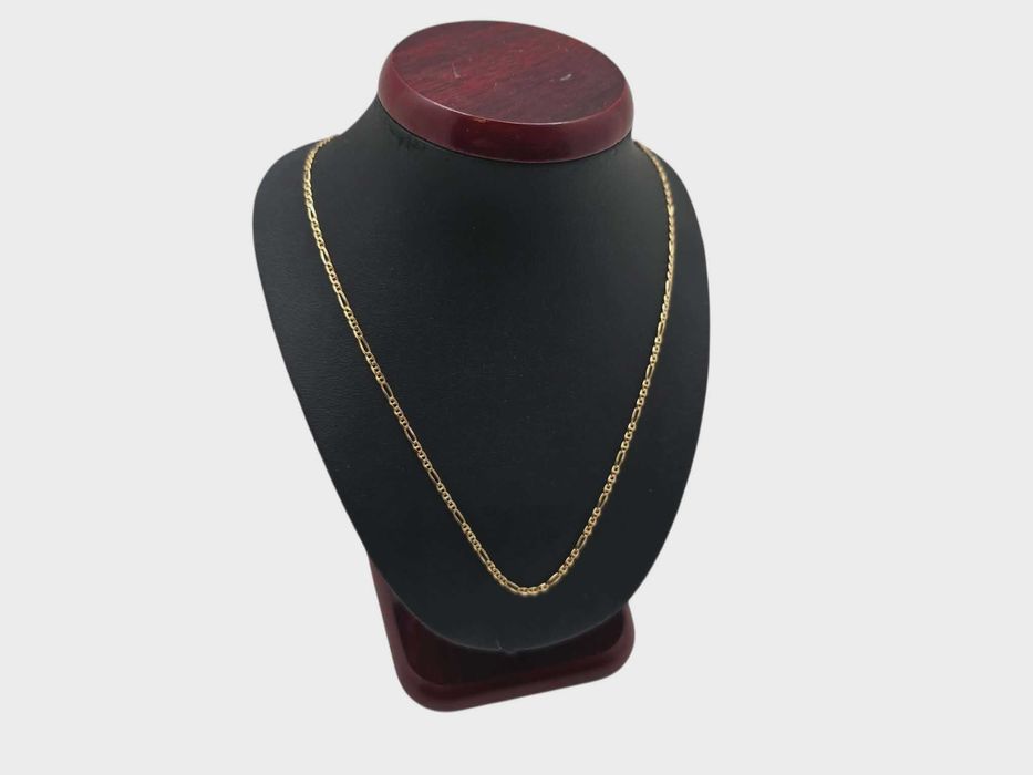 Śliczny złoty łańcuszek 585 "Figaro" - 4,79g - 53cm