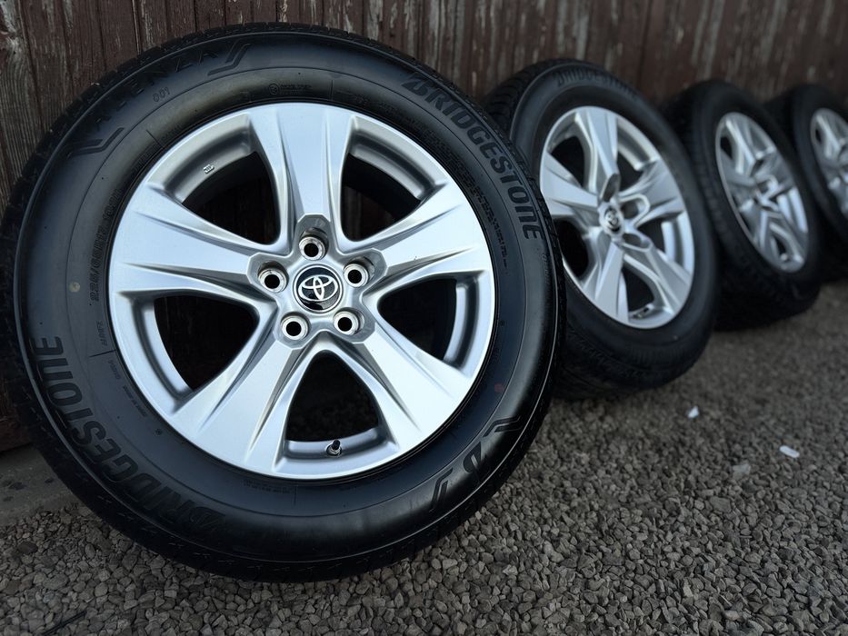 Felgi Koła 17 5x114,3 Toyota  CHR Rav4 Oryginał TPMS Opony Letnie 7mm