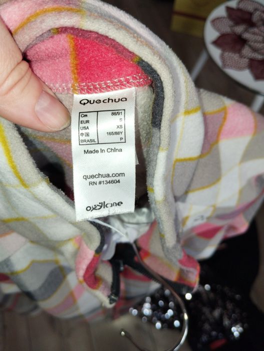 Ciepła polarowa bluza Quechua Decathlon S 36