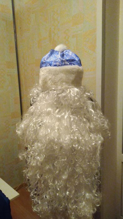 Продам борода+шапка с париком для Санта Клауса,Св.Николая,Деда Мороза.