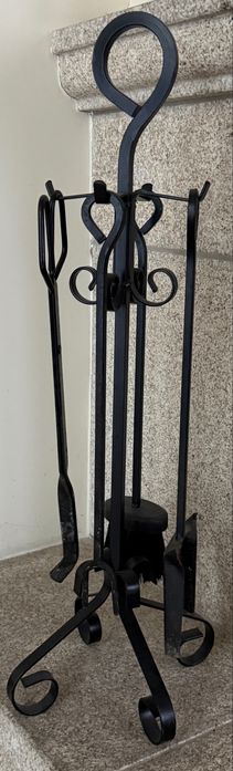 Ferramentas para limpeza de lareira