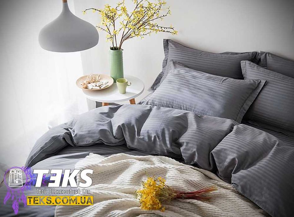 Страйп сатин, 100% хлопок, постельное белье, Страйп-сатин