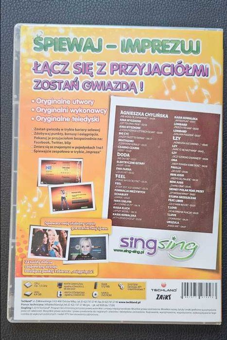 Gra Singsing więcej niż karaoke - PC DVD-rom