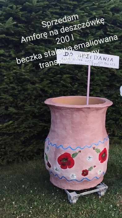 Amfora na deszczówkę