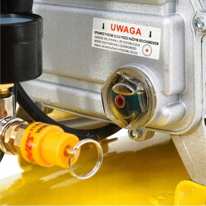 Kompresor olejowy sprężarka 50L 8BAR 1 TŁOK DEGET V81151
