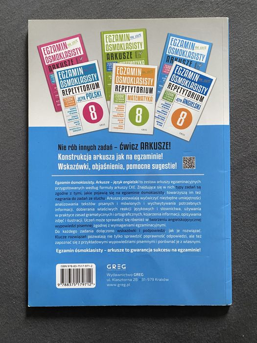 arkusze j. angielski e8