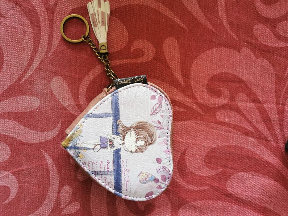 Porta moedas e carteirinha