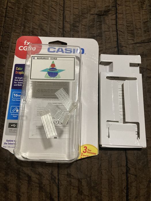 CASIO Calculadora Gráfica fx-CG50 a cores com 3D – Como Nova