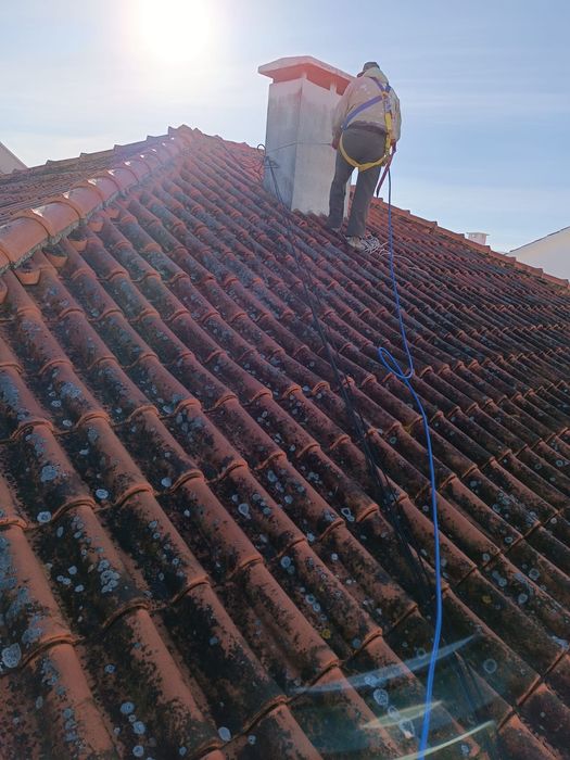 Limpeza Lavagem Telhados Aplicação de hidrofugante