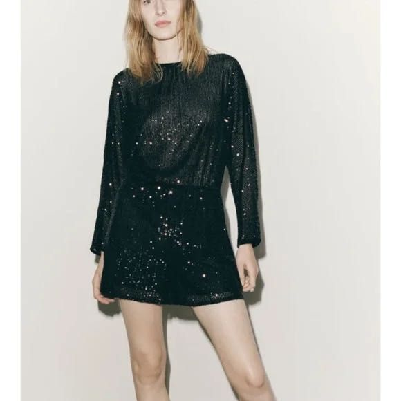 Kombinezon z cekinami Zara, 36